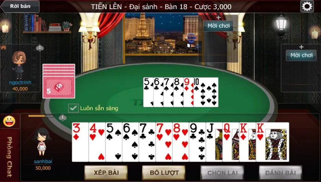 Luật lệ đánh bài Tiến lên miền Nam Hitclub trực tuyến